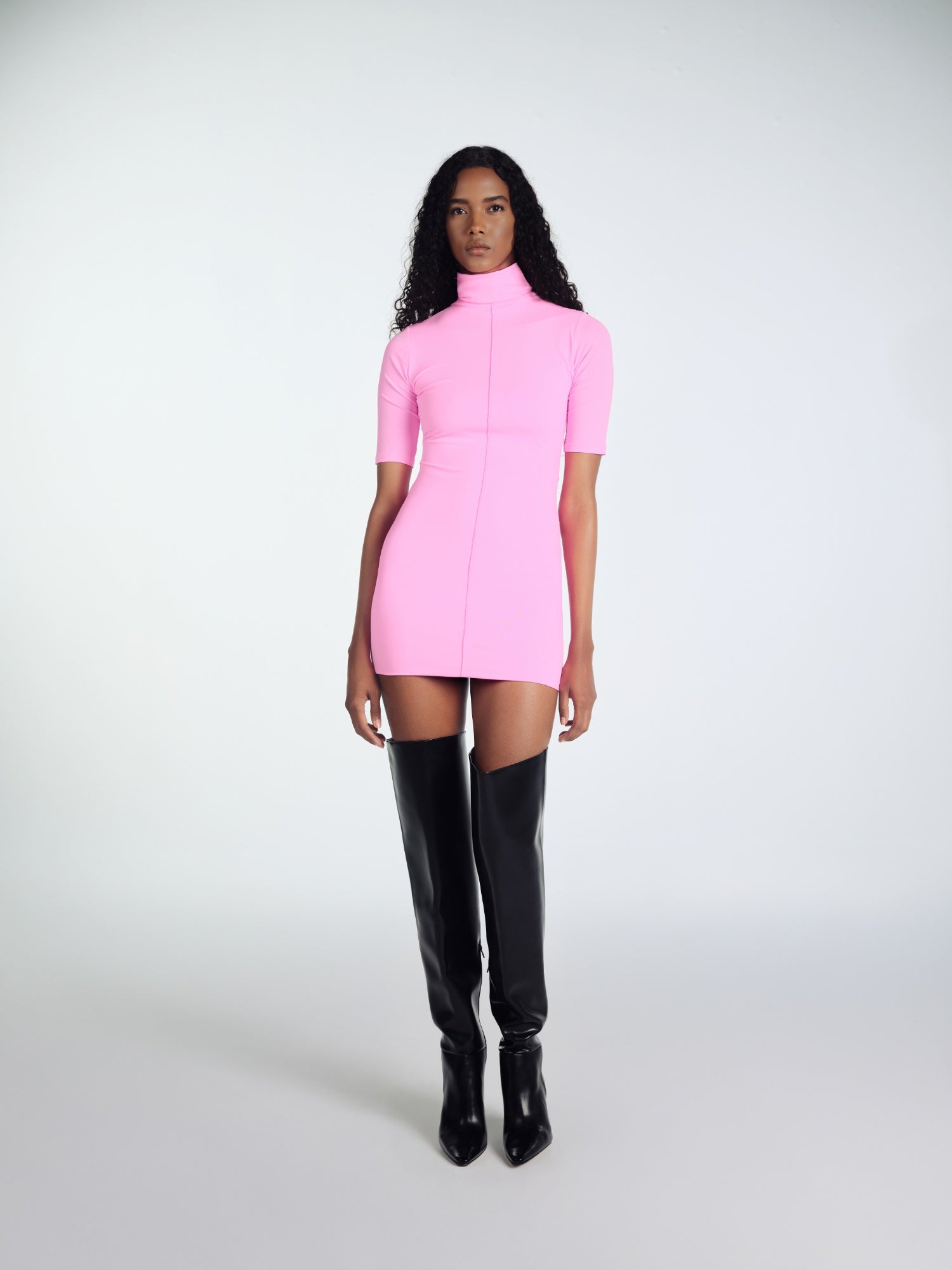 PINK MINI ELBISE